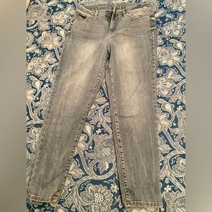 Women's Faded Blue Jeans